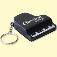 piano keyring